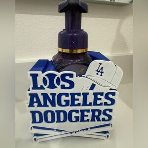 MLB Los Angeles Dodgers White and Royal Blue Foam Pump Dispenser